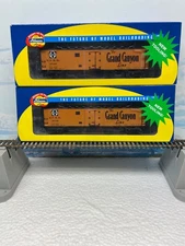 HO ATHEARN ATSF GRAND CANYON 50' ICE BUNKER REEFER EARLY MAP  2 PK  DIFF #'S NEW