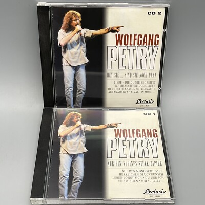 Wolfgang Petry -''Nur ein kleines Stück Papier'', '' Hey Sie...sind Sie... 2CD Set