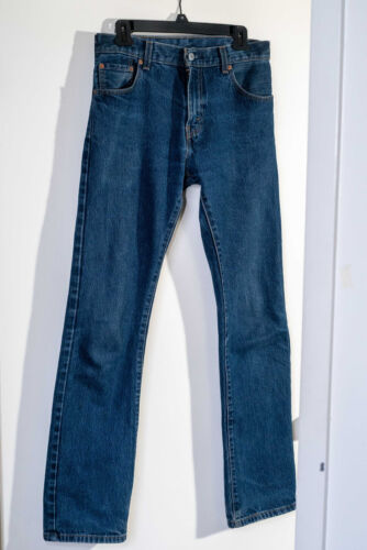 Levis 517 Jeans Mens 30x34 Blue Denim Boot Cut Western Cotton - Good Condition