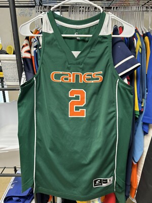 Vintage NCAA Miami Hurricanes Basketball Jersey UK