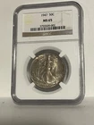 1947 50c Walking Liberty Half Dollar NGC MS65 - Toned