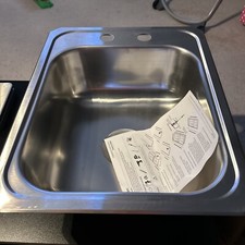 Elkay Celebrity 17" Drop In Single Basin Stainless Steel Bar Sink CR17212