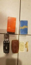 German Camera Flash Agfalux 6075 Pocket Gun Agfa Case and Box Vintage