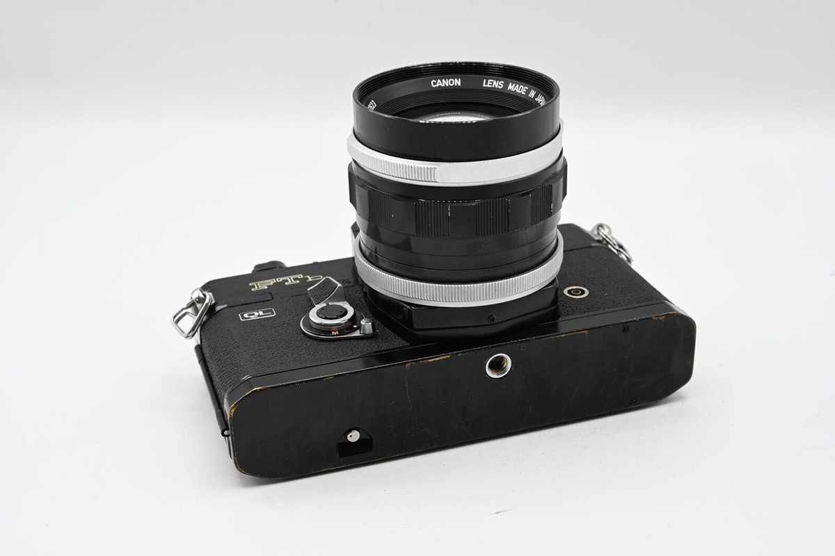 Canon Black FTb-QL 35mm SLR Camera with 50mm f/1.4 FL Lens