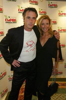 Emma Thompson and an unidentified companion arrive at the Sony Er- 2004 Photo 1