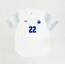 Under Armour IMG Academy Feint Game Soccer Jersey Men's Large White