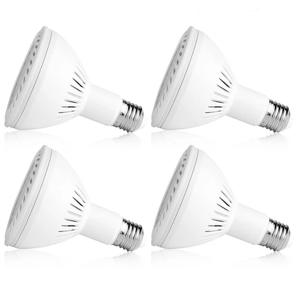 2/4/10Pack 36Watt PAR30 LED Flood Light Bulb 36W E27/E26 Medium Base Indoor Lamp - Image 2 of 4