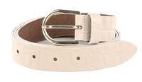 Vanzetti Slim Belt W75 GüRtel Cream Creme Neu