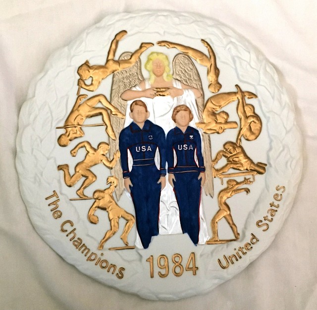 Los Angeles 1984 Olympic Games Olympics Collector Track & Field Ceramic