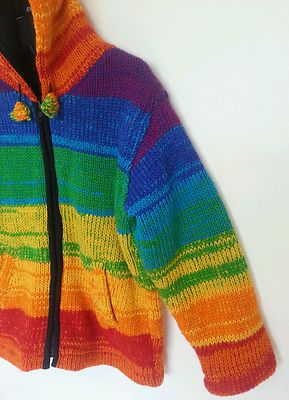 Pull En Laine Du Népal Pour Enfant KS1 - Taille XL, Doublure Polaire, Fermeture éclair