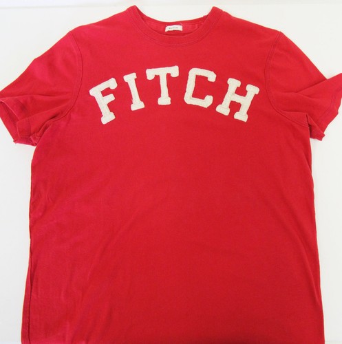 Abercrombie & Fitch,Neuwertig,Herren,Shirt,Logo,Rot,L(USA),54-56 - Bild 2 von 3