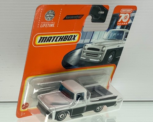 2023 MATCHBOX 1/64 Diecast Dodge Sweptside Pickup Truck Short Card 70 YEARS - Picture 3 of 4