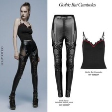 Punk Rave Women's Gothic Daily Bat Camisoles Sexy Camisole Slim Fit Tops Camis