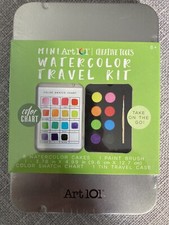 Art 101 Mini Travel Watercolor Travel Kit Creative Tools