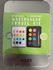 Art 101 Mini Travel Watercolor Travel Kit Creative Tools