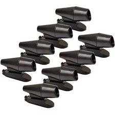 8Pcs Deer Whistles for Vehicles Wind Activated Black 8 Pack C,