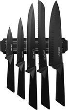 Knife Set, 5 PCS Kitchen Knife Set with Magnetic Knife Holder for Wall, Ultra Sh