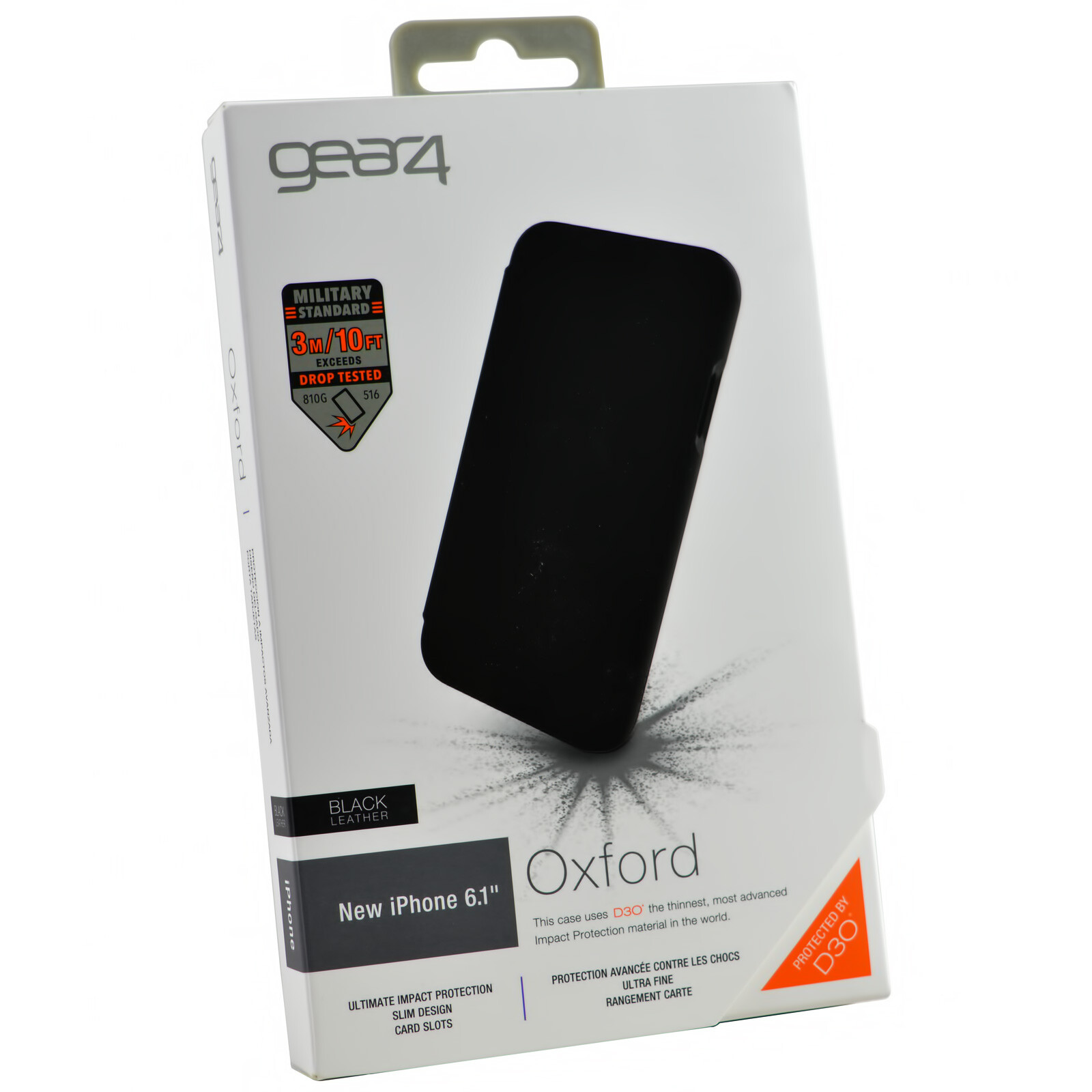 Gear4 iPhone X/XS/XR Wallet Folio Leather Flip Rugged Oxford Case Cover Black eBay