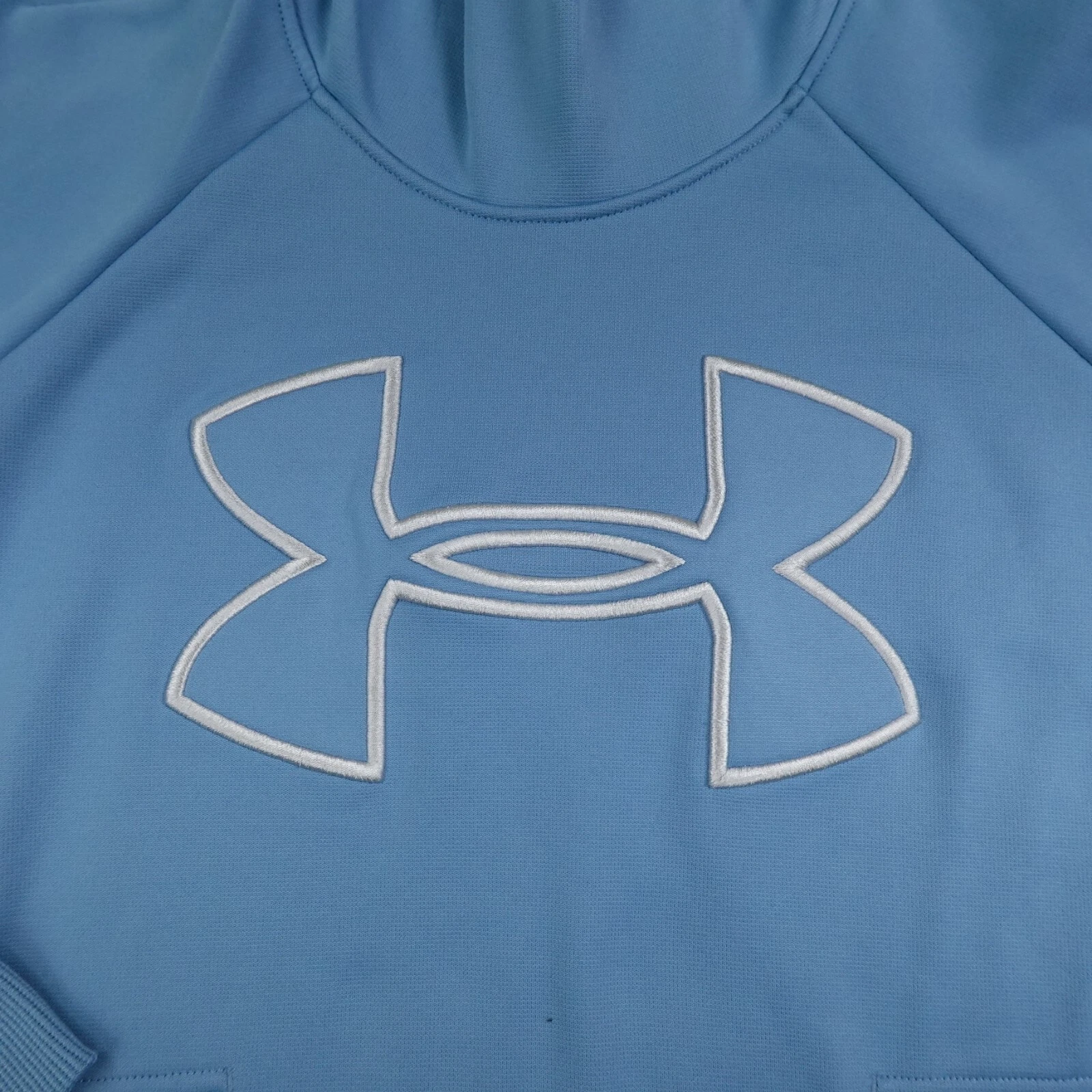 VETEMENTS Felpa con cappuccio Under Armour da uomo piccola blu bianco sciolta UA felpa con cappuccio