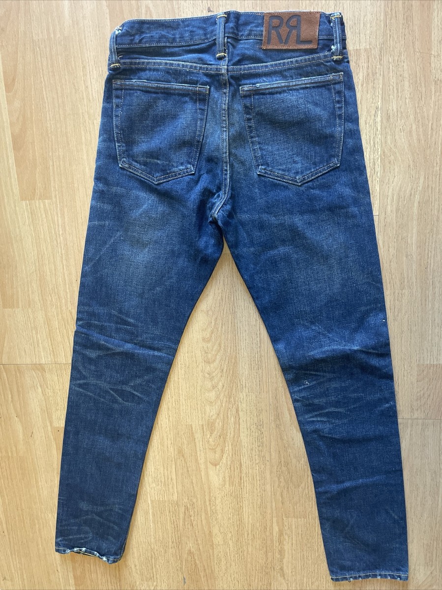 パンツ RRL SLIM FIT 29/30 AMERICAN WOVEN 421 RRL double rl 29/30wash new American woven selvedge slim