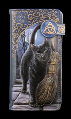 Geldbörse mit Katze - A Brush with Magic - geprägt - Lisa Parker Geldbeutel 