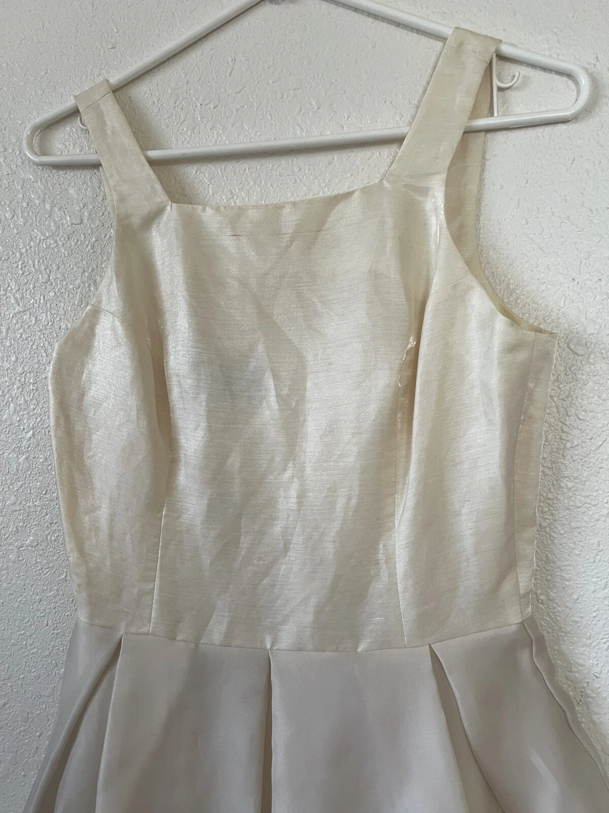 Abito VERSUS Gianni Versace vintage anni 70 80 autentico panna seta avaria tg 26 40 NUOVO