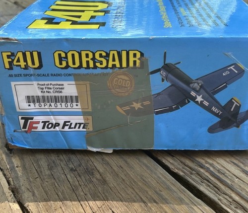 Top Flite F4U Corsair .60 Size Sport-Scale RC Aircraft Kit Gold Ed., Unassembled - Picture 13 of 14