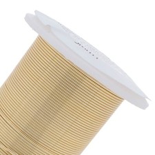Wire, BeadSmith Tarnish Resistant GOLD 1/2 Hard 24 Gauge Wrapping 30 Yard Spool