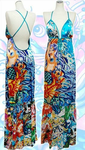 NWT Authentic Ed Hardy Dresses - XS S M L - Maxi, Mini, Knit, Glam, Fringe, Sexy - Picture 17 of 47