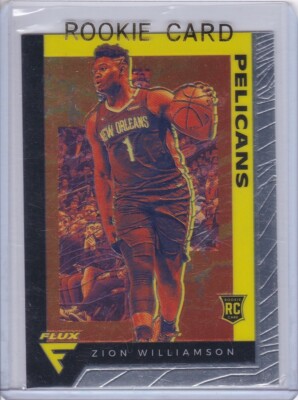 ZION WILLIAMSON ROOKIE CARD 2019 Panini FLUX BASKETBALL RC New 