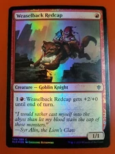 1x Weaselback Redcap | FOIL | Throne of Eldraine | MTG Magic Cards