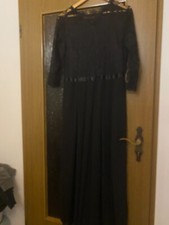 gef. Abendkleid, Spitze, schwarz, Langarm, XL( 42/44) NEU