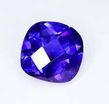 Natural Blue Sapphire 10 Ct Certified Loose Gemstone Cushion Cut For Ring AR22