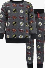 DC Comics Boys Sweatshirt  Jogger Set, - Superman, The Flash  Batman Sz: 2T 