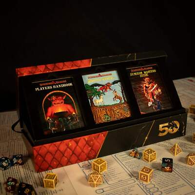 Dungeons & Dragons Erste Auflage Limitiertes Metallbarren Set zum 50. Jubiläum