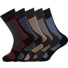 Image of Mens Pro Hiking Boot Thick Socks 3 Pairs Winter Walking Ski Work Size 6-11