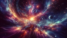 Digital Image Picture Photo Wallpaper Background Desktop Art Nebula Stars #A249