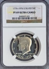 1976-S Kennedy Silver Half Dollar NGC PR69 Ultra Cameo Graded