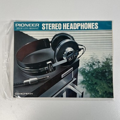 Pioneer Stereo Headphones Brochure 1977 Vintage Original Monitor 10 SE-11 SE-700