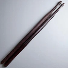 Pair Of Large Antique Civil War Era Rosewood Drumsticks Drum Sticks 2B Music