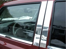 PILLAR POST TRIM 4 Pieces Stainless Steel Chrome for Commander 2006-2010 PP46095