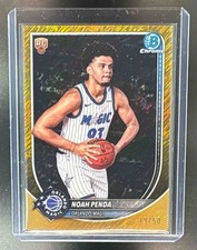 2025-26 Bowman #BCV-32 Noah Penda RC Rookie Chrome Gold Shimmer Refractor /50