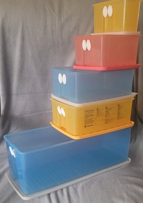 SET: 5 Tupperware FridgeSmart Vented Refrigerator Containers 