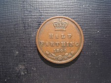 Victoria Half - Farthing 1844.