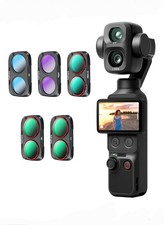 5-Pack Magnetic UV CPL LPR VND Filters for DJI Osmo Pocket 4 Pro Xtra Muse 2