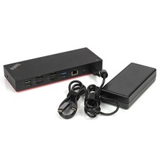 Lenovo 40AF ThinkPad Hybrid USB-C USB-A Laptop Docking Station 40AF0135US w/ AC