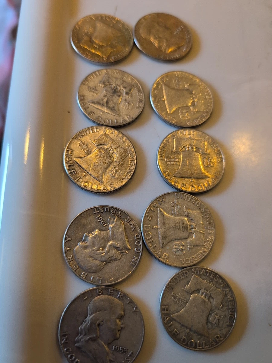 Circulated Silver Franklin Half Dollars (1948-1963) for sale | eBay