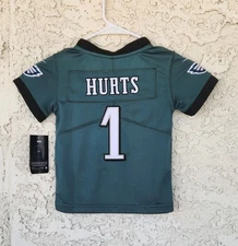 Toddler Philadelphia Eagles #1 Jalen Hurts Stitched Jersey Size (2/3) NWT 