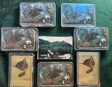 C43 VTG PLAYING CARDS Railroad Amtrak Chessie steam locomotive Lot Of 8 Decks