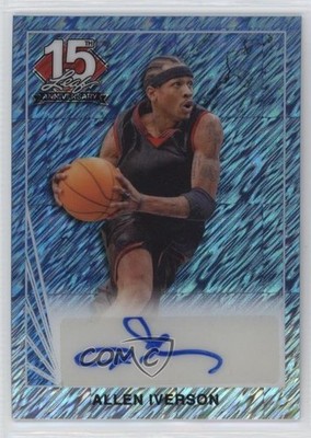 2025 Leaf 15th Anniversary National Convention 1990 1/1 Allen Iverson Auto 13u1